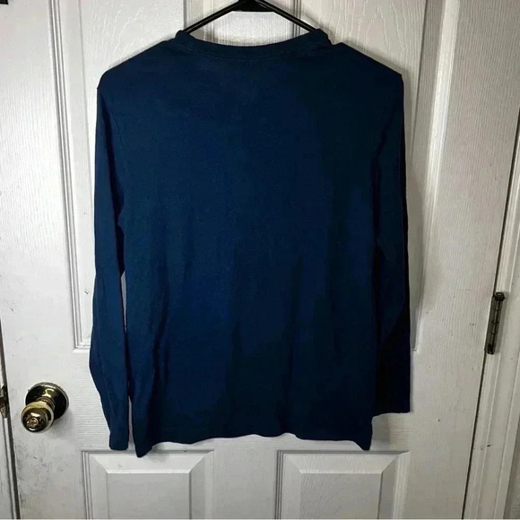 Old Navy Bear Riding Bike Graphic Print Boys Size XL Long-Sleeve Shirt Fall - Picture 3 of 5